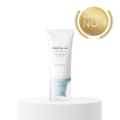 SKIN1004 Hyalu-Cica Water-Fit Sun Serum SPF50+ PA++++ || Broad Spectrum UV Protection with Hyaluronic Acid & Centella | Korean Skincare (50ml / 1.69 fl. oz.)