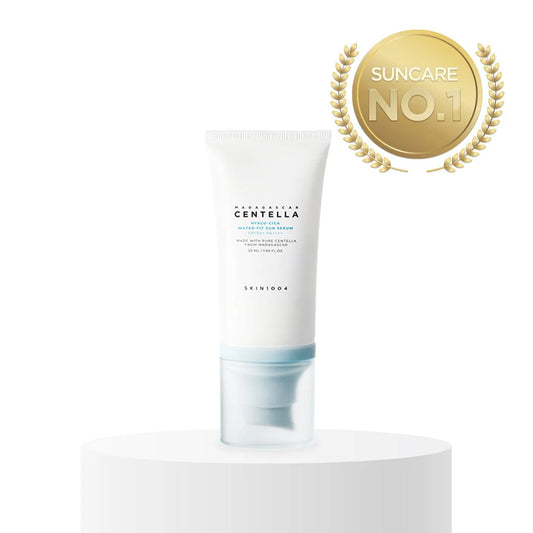SKIN1004 Hyalu-Cica Water-Fit Sun Serum SPF50+ PA++++ || Broad Spectrum UV Protection with Hyaluronic Acid & Centella | Korean Skincare (50ml / 1.69 fl. oz.)